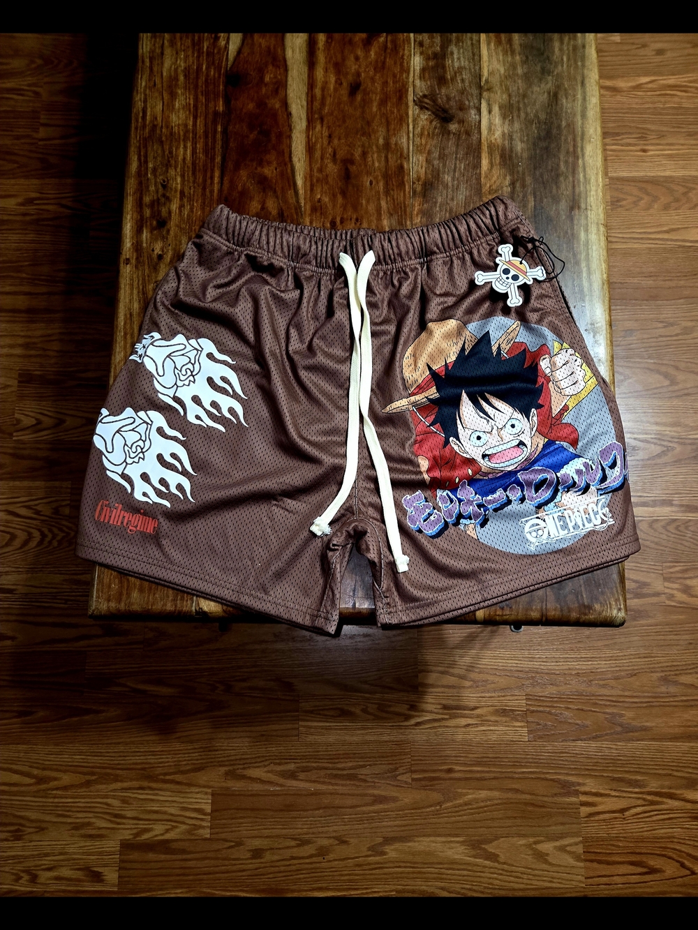 Civil Regime/One-Piece Collab Men's Mesh Shorts